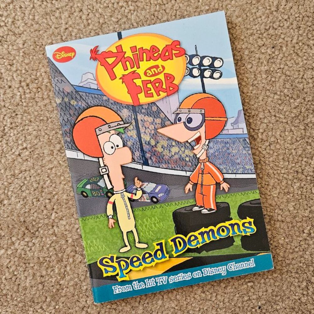 4/$20 Disney Phineas and Ferb‎ - Speed Demons book